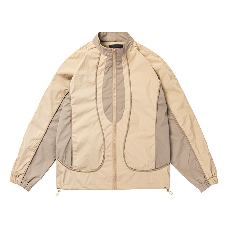 Men's Fashion Casual Patchwork Outdoor Jacket