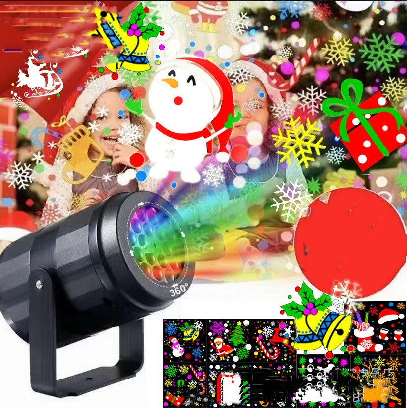 16 Pattern Christmas Projection Lamp