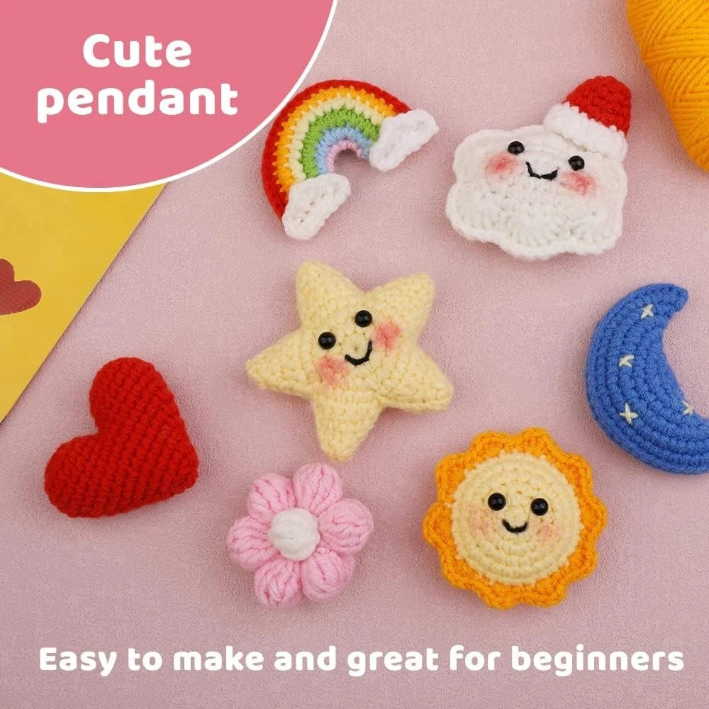 Cartoon Doll Handmade Crochet Material Pack