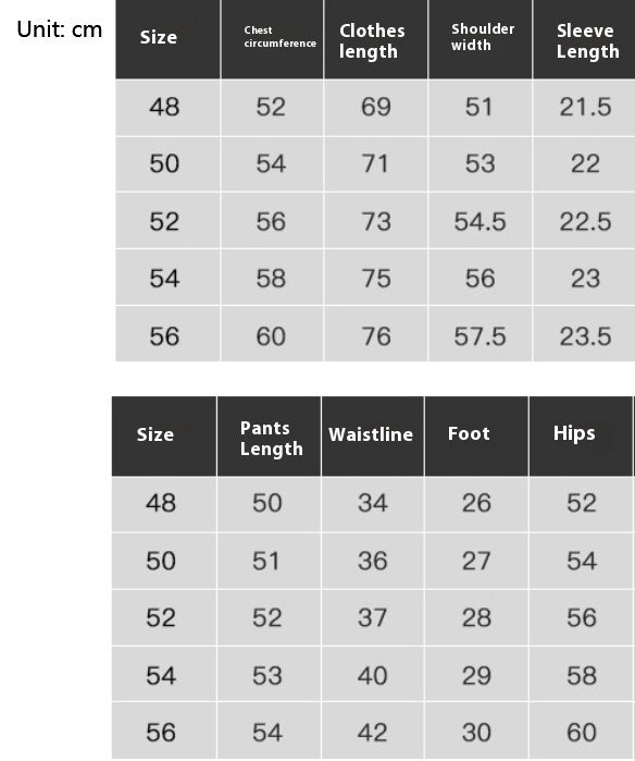 Fashion Two-piece Suit Round Neck Short Sleeve