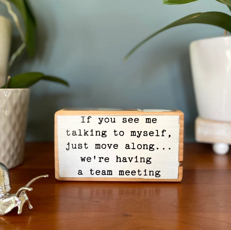 English Letters Desktop Ornaments