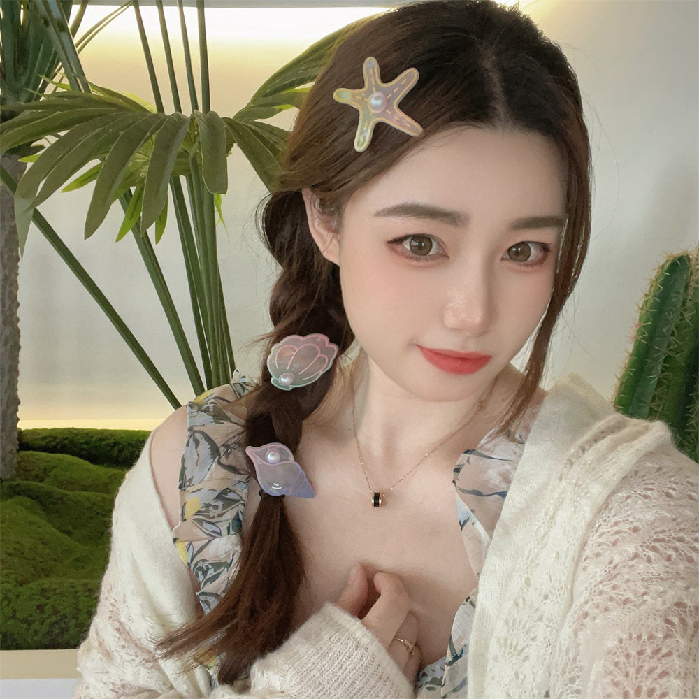 Cute Cartoon Ocean Series Barrettes Girly Heart