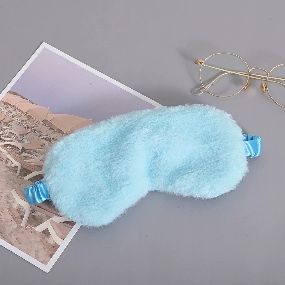 Home Fashion Sleep Plush Eye Mask