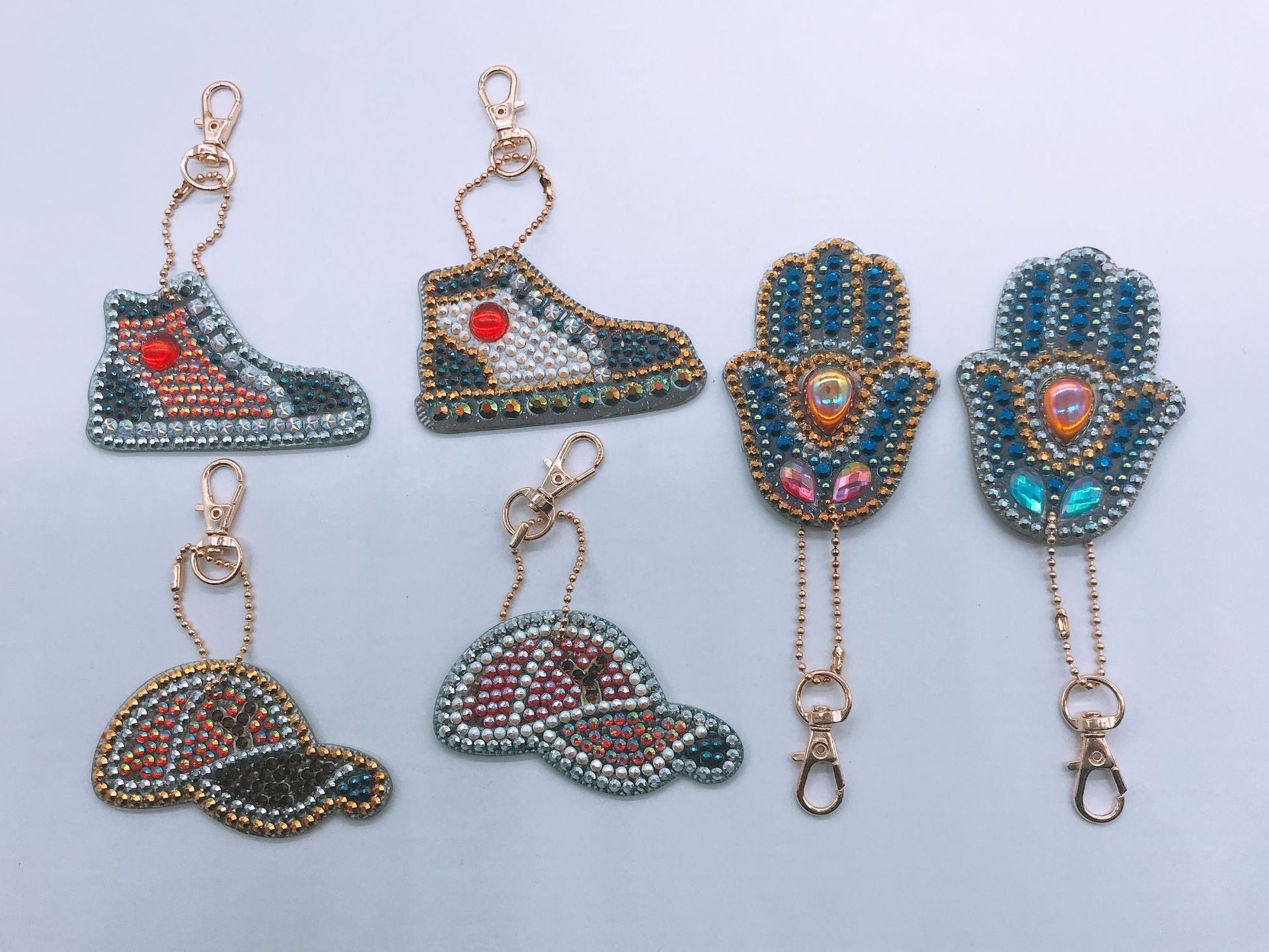 Diamond Painting Keychain Creative Children Cartoon Decorative Pendant