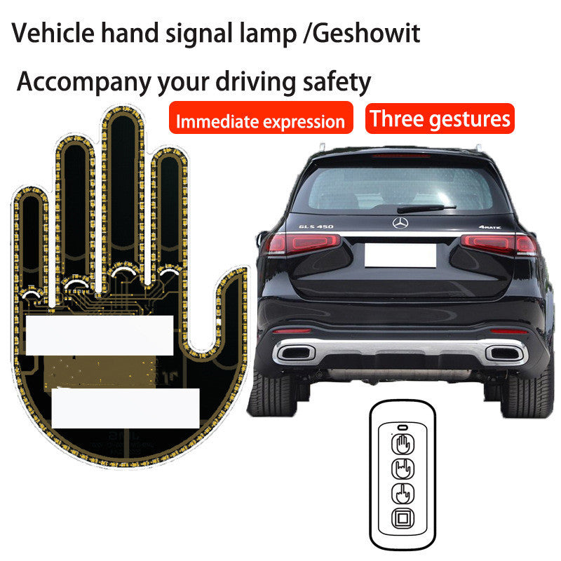 Car Finger Lights Gesture Light Car Multifunction Warning