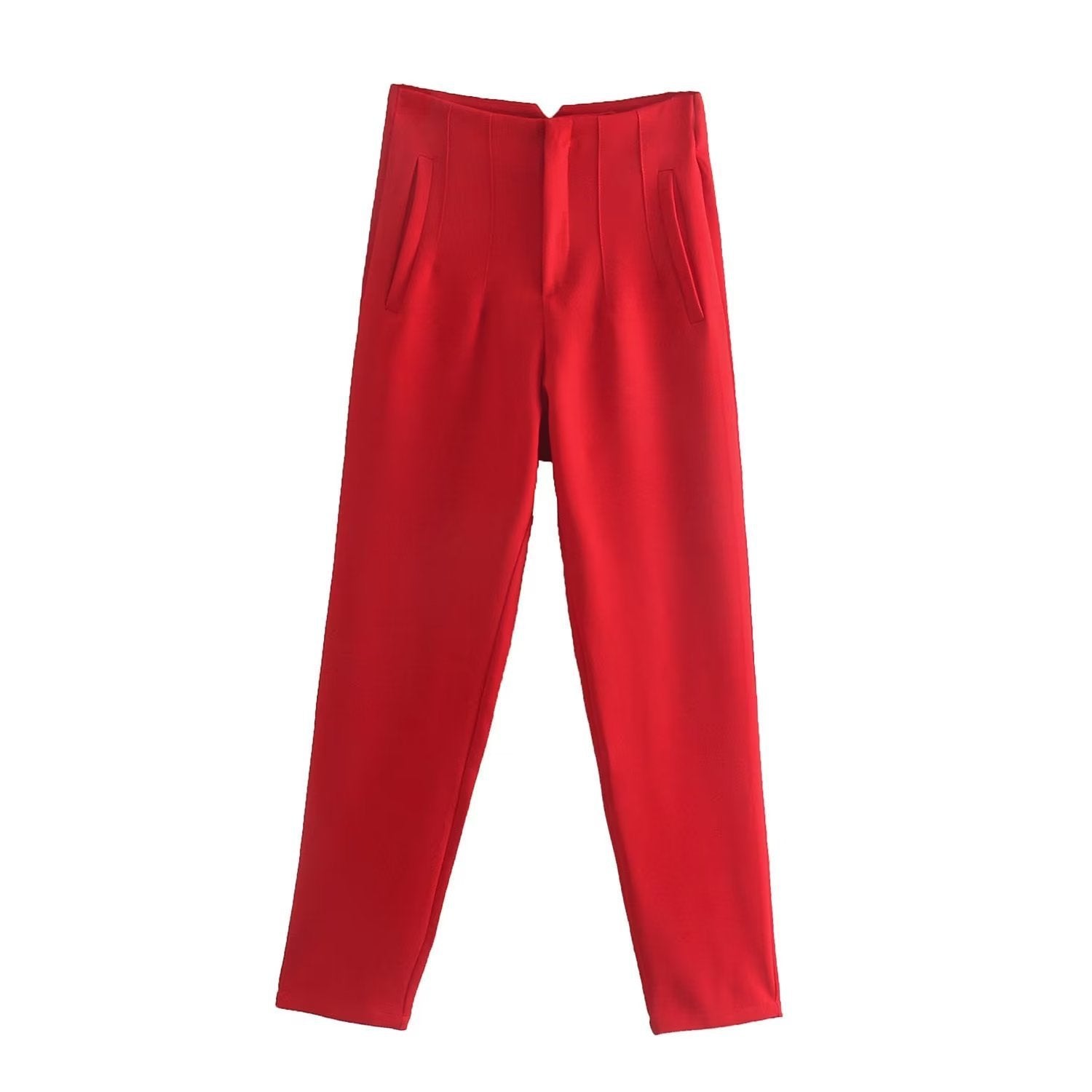 Cross-border Wholesale Women's Clothing Women's 35-color High Waist Trousers Straight Casual Pants
