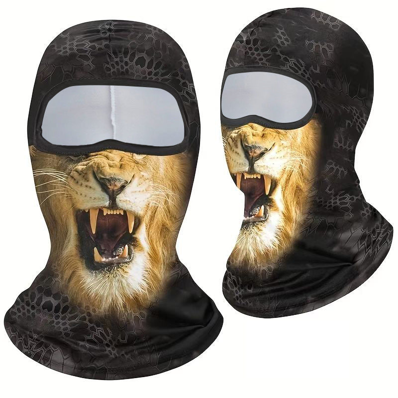 Riding Sun Block And Dustproof Hood Mask Funny Ice Feeling Breathable