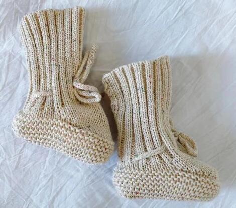 Cotton Newborn Foot Male And Female Baby Knitted Wool Handmade Socks Toddler Socks