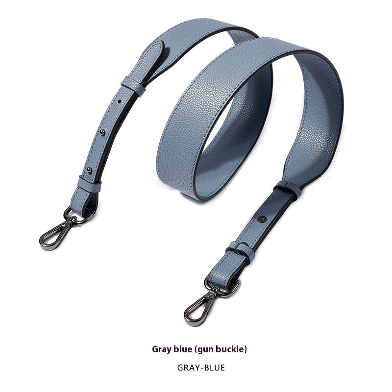 Cowhide Milled Double-sided Wide Shoulder Strap All-match Adjustable