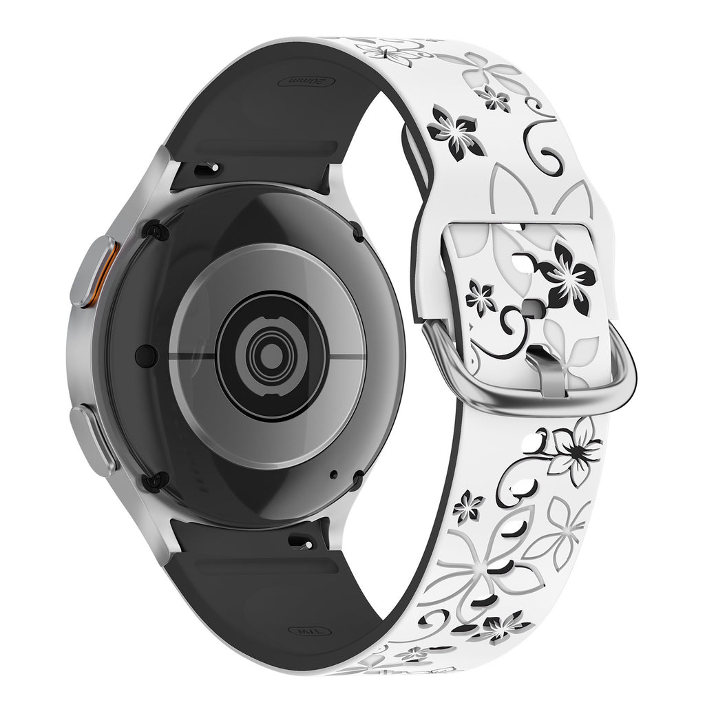 Fashion Personality Two-tone Silicon Print Strap