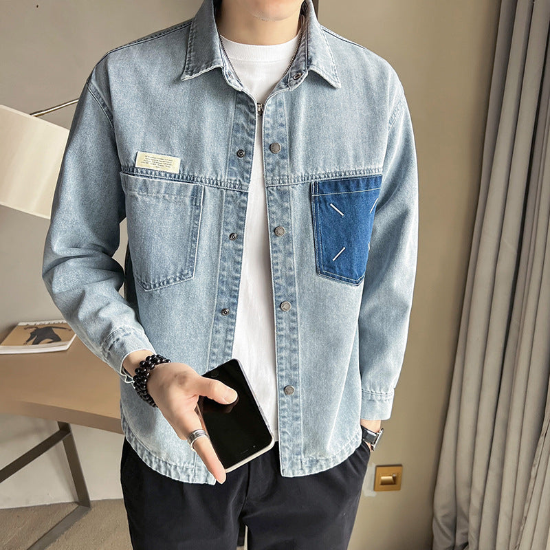 Fashion Brand Workwear Denim Shirt