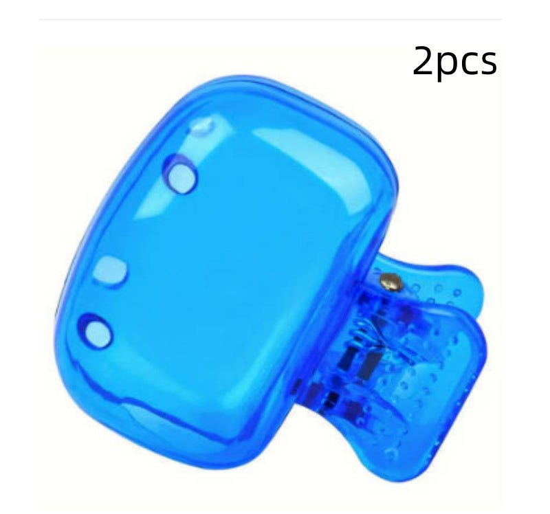 Toothbrush Storage Clip Travel Essential Protective Cap Of Toothbrush Portable Toothbrush Box