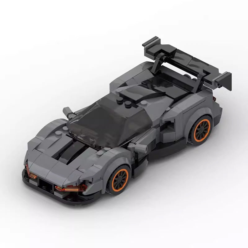 Building Block Toy Creative Super Sports Car Speed8 Grid Model