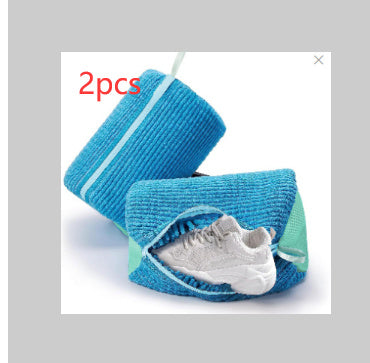 Gray Blue Home Apparatus Wash Shoe Bag Shoes Anti-deformation Laundry Protection Bags
