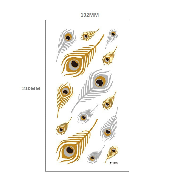 Gliding Tattoo Sticker Water Transfer Waterproof Tattoo Sticker