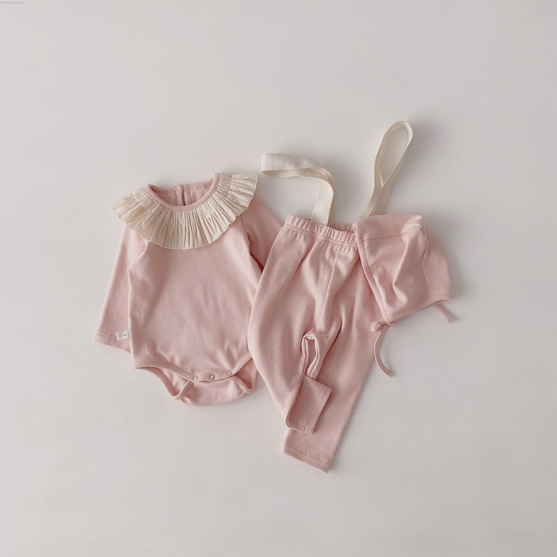 Baby Romper Three-piece Set For Women