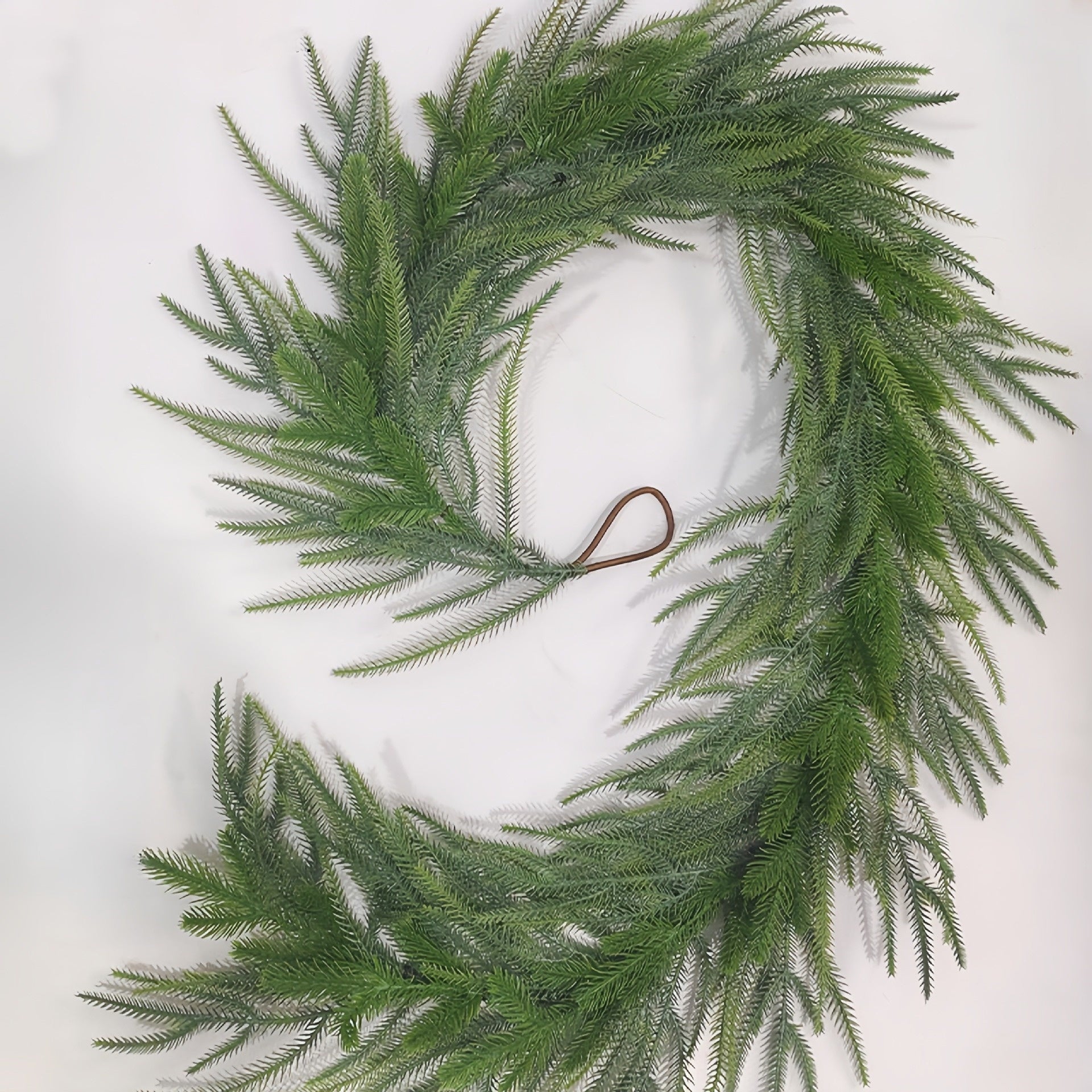 Christmas Decoration Soft Rubber Pine And Cypress Rattan Door Hanging