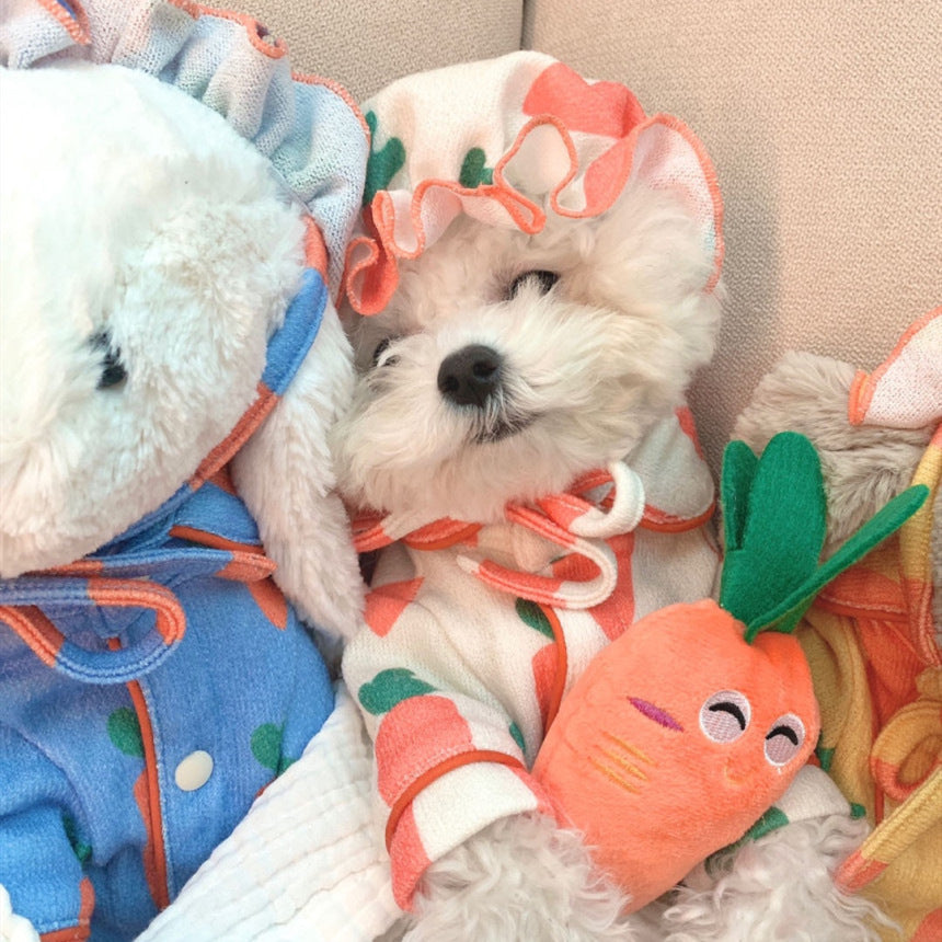 Ins Plush Carrot Voice Cute Dog Toy