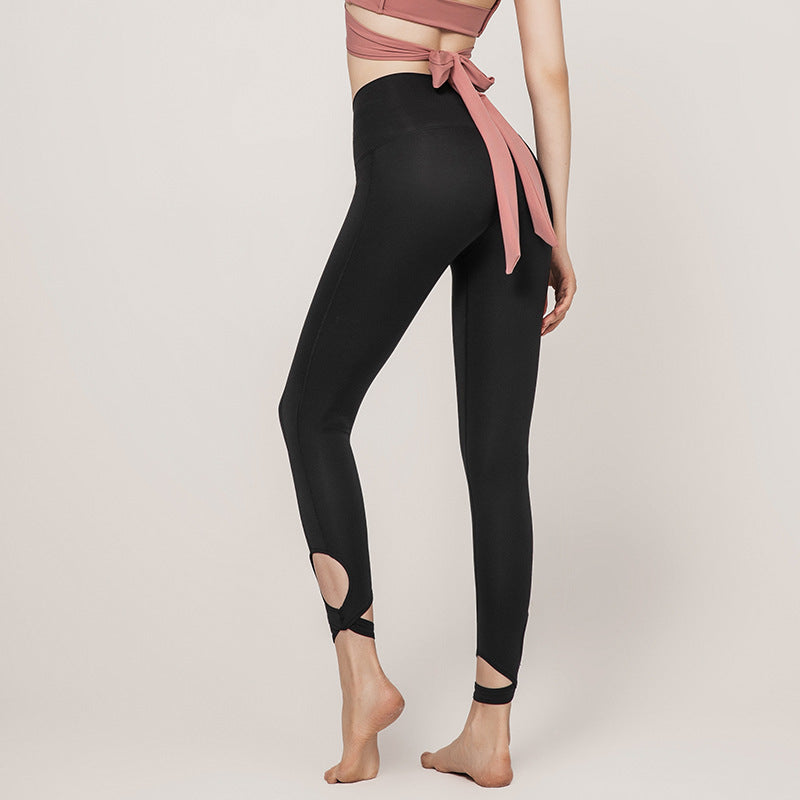 Sexy tight beauty back quick dry web celebrity yoga suit