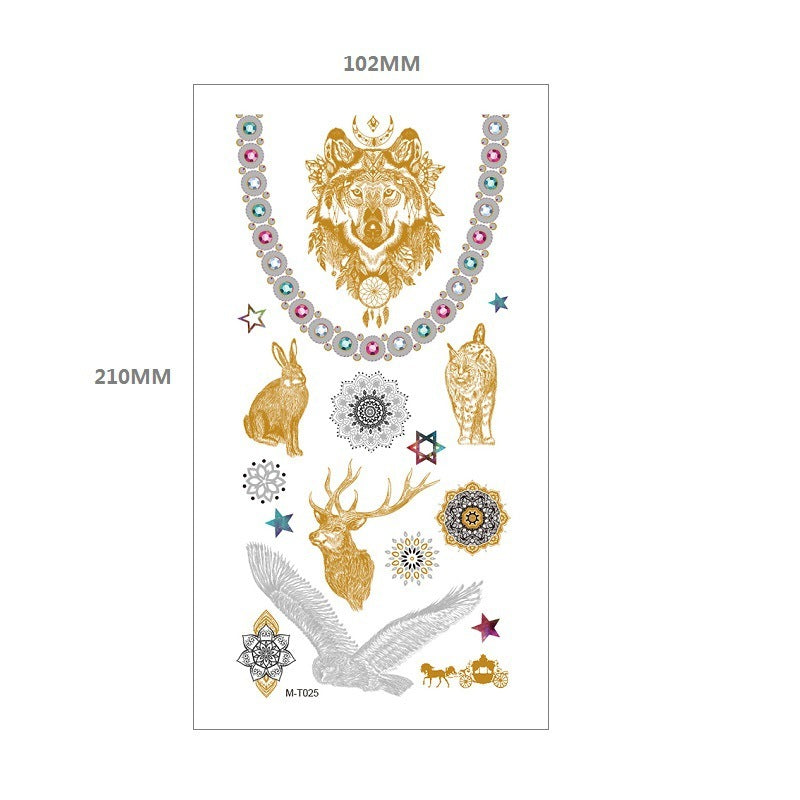 Gliding Tattoo Sticker Water Transfer Waterproof Tattoo Sticker