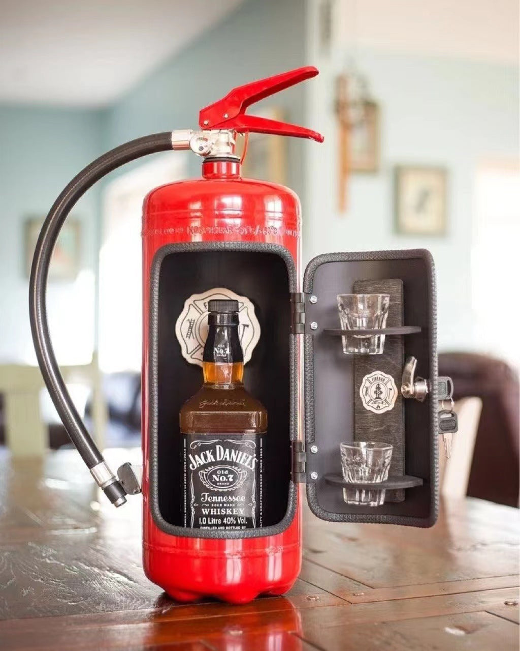 Fire Extinguisher Mini Bar Novelty Wine Storage Box Creative