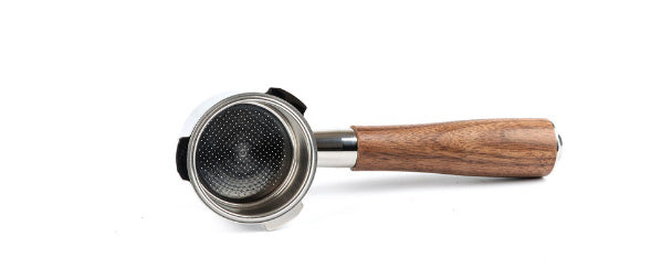 54mm Handle Walnut Coffee Handle Bottomless Stainless Steel