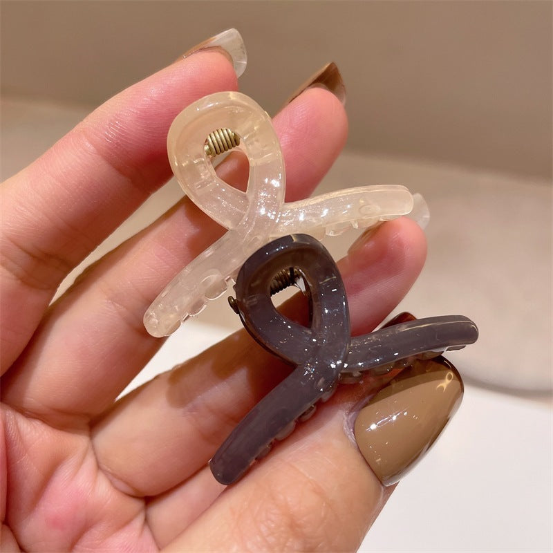 All-match Bangs Side Small Claw Clip Girl Heart Jelly Color