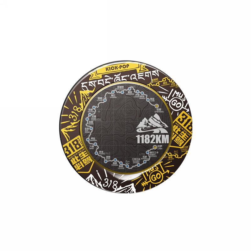 Fashion Simple Magnetic Fastened Ring Bracket