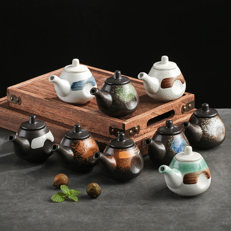 Kitchen Storage Tank Underglaze Color Seasoning Pot