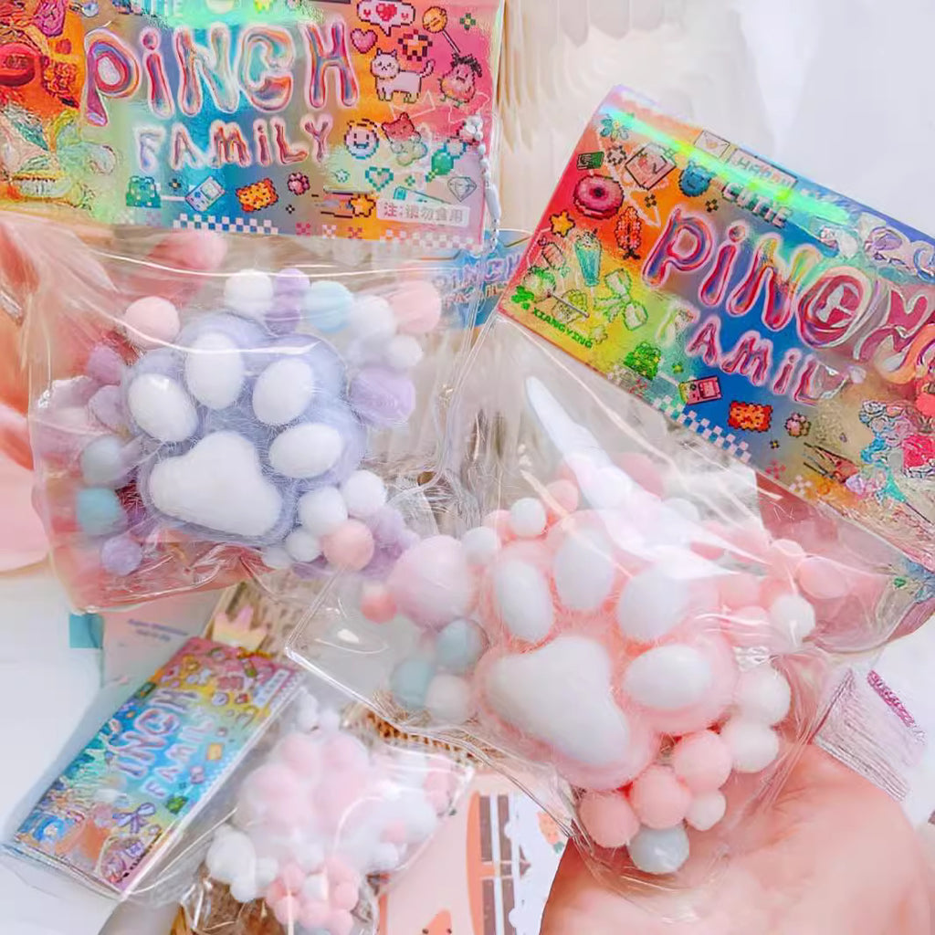 Decompress Squeezing Toy Cat's Paw Pressure Reduction Toy