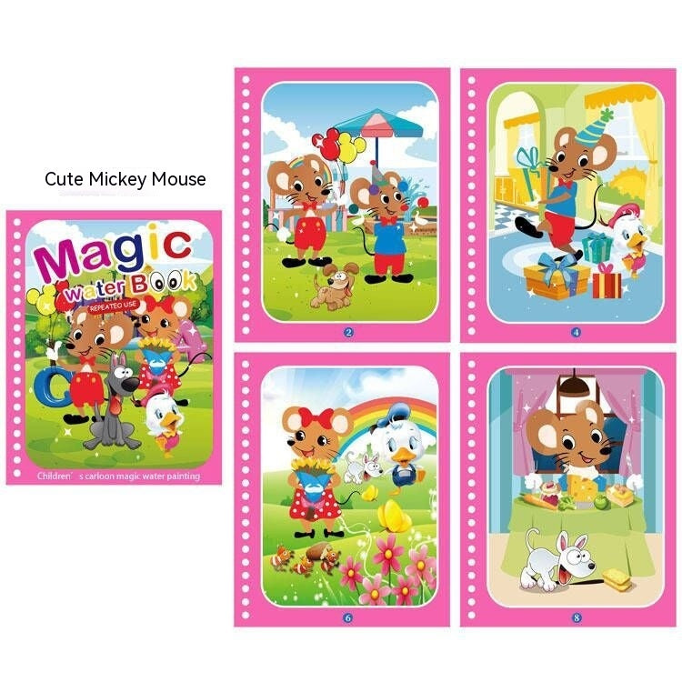 Children's Diy Magic Water Picture Book