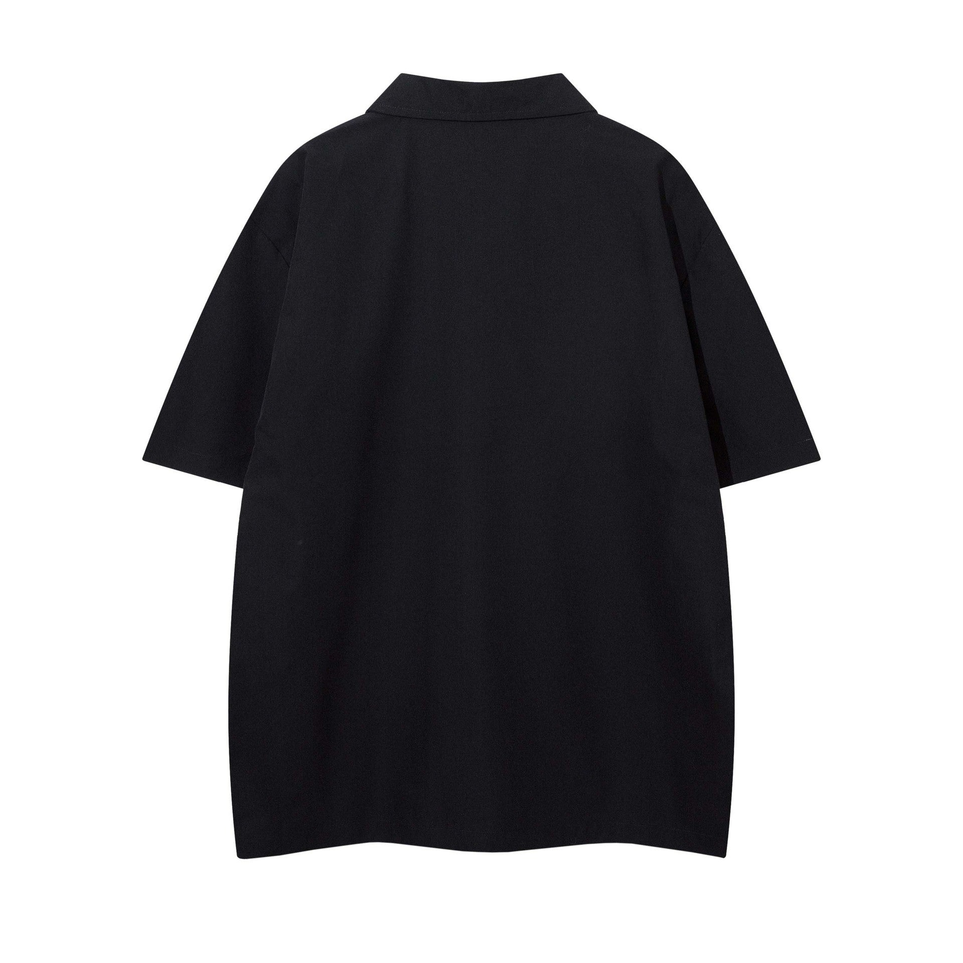 High Street American Stitching Contrast Color Zipper Lapel Lining