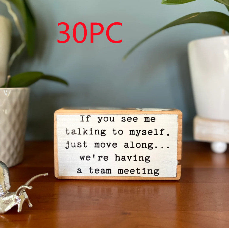 English Letters Desktop Ornaments