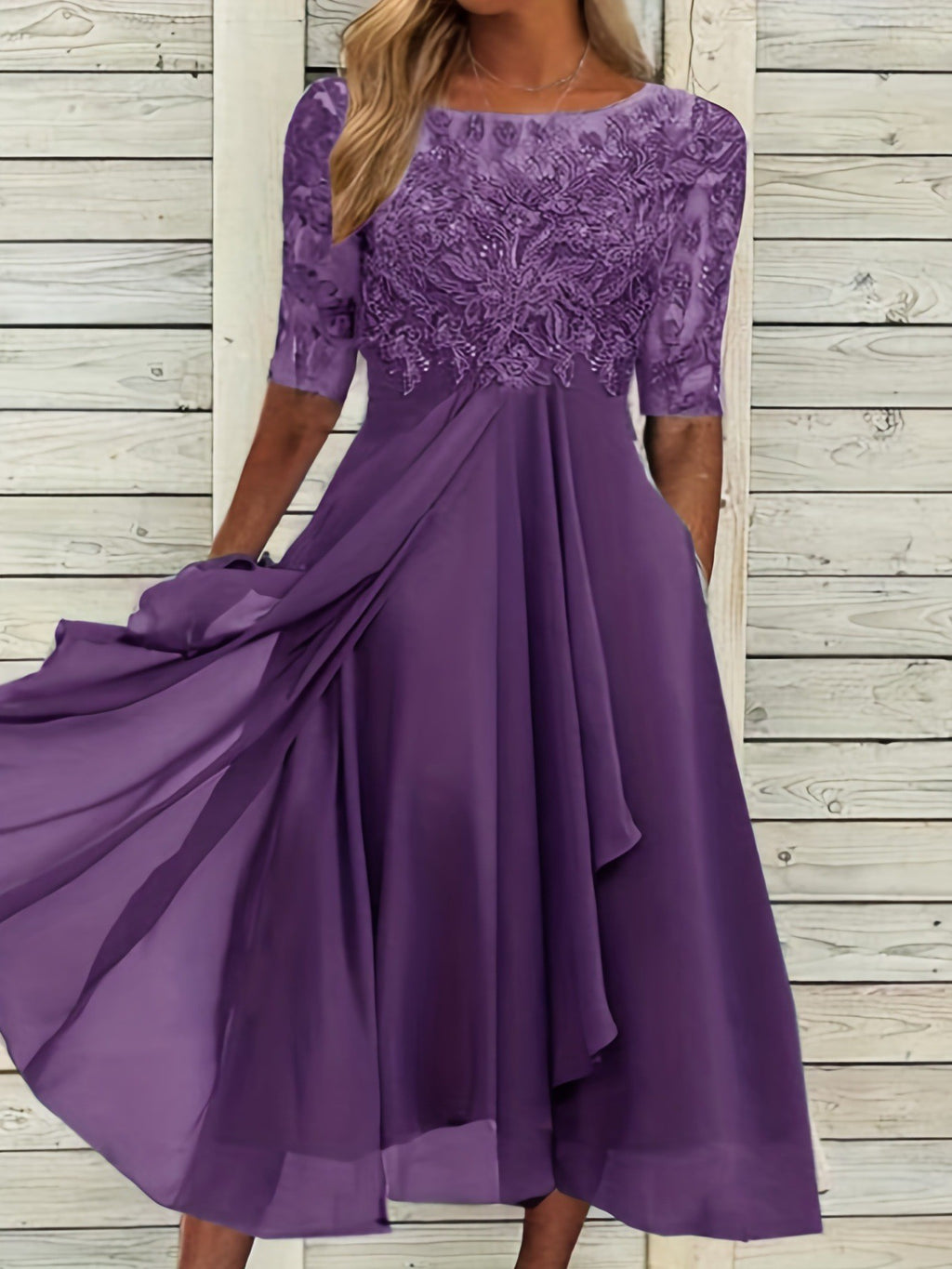 Women's Spring And Summer Bridesmaid Evening Dress