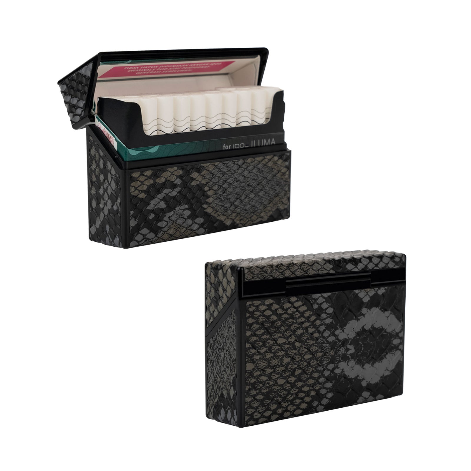 Cigarette Case 20 PCs PC Stickers Leather All-inclusive Storage Box