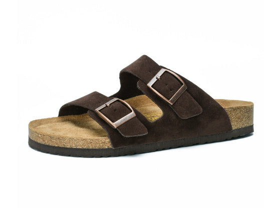 Flat Bottomed Women's Slippers With A Straight Shape For Outer Wear