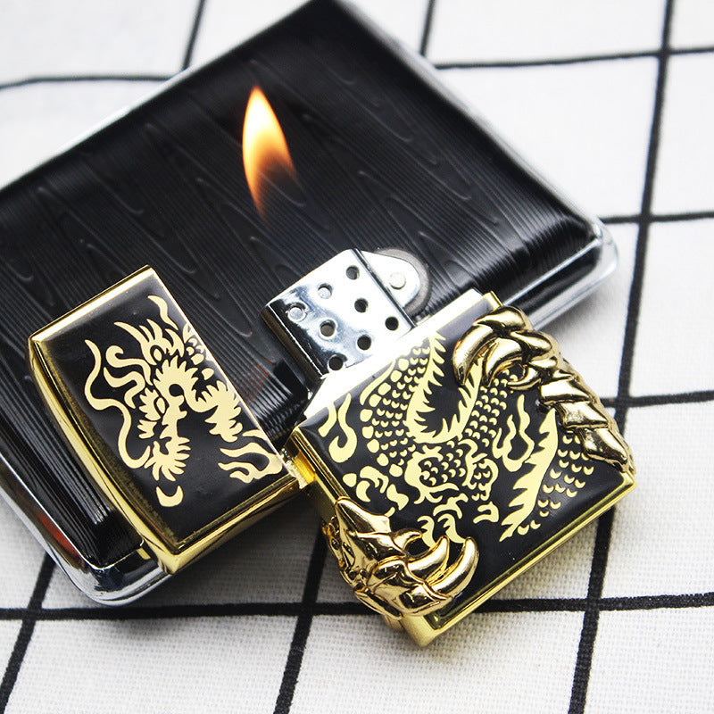 Dragon Claw Grinding Wheel Flame Lighter