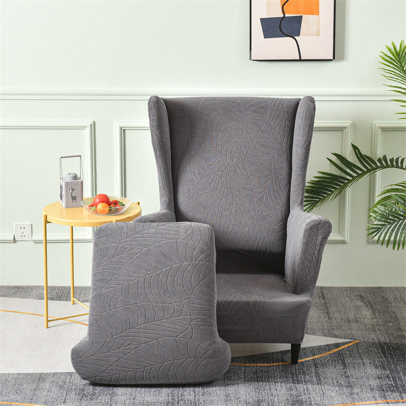 Pure Color Jacquard All-inclusive Chair Cover American Jiameng Cushion