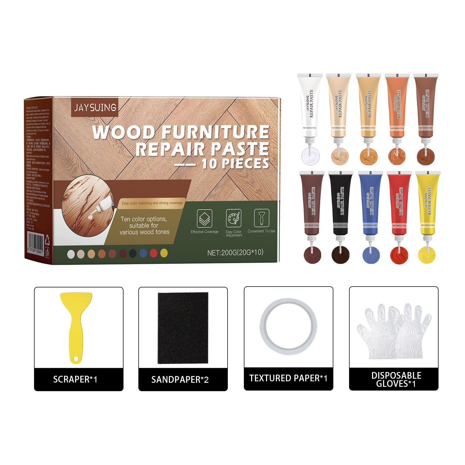Wood Furniture Repair Paste 5 Pieces