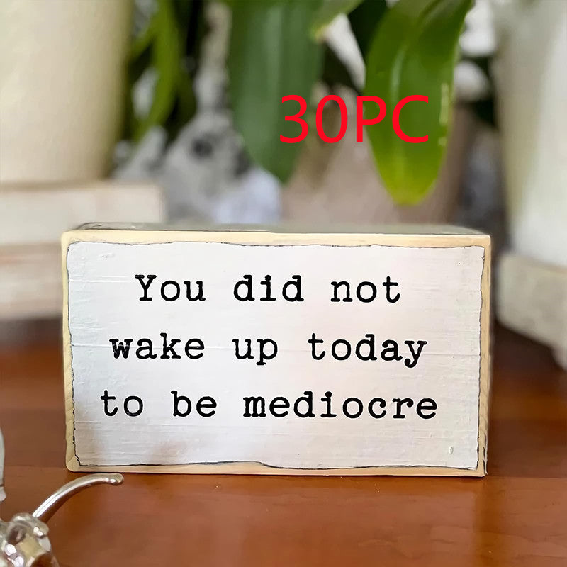 English Letters Desktop Ornaments