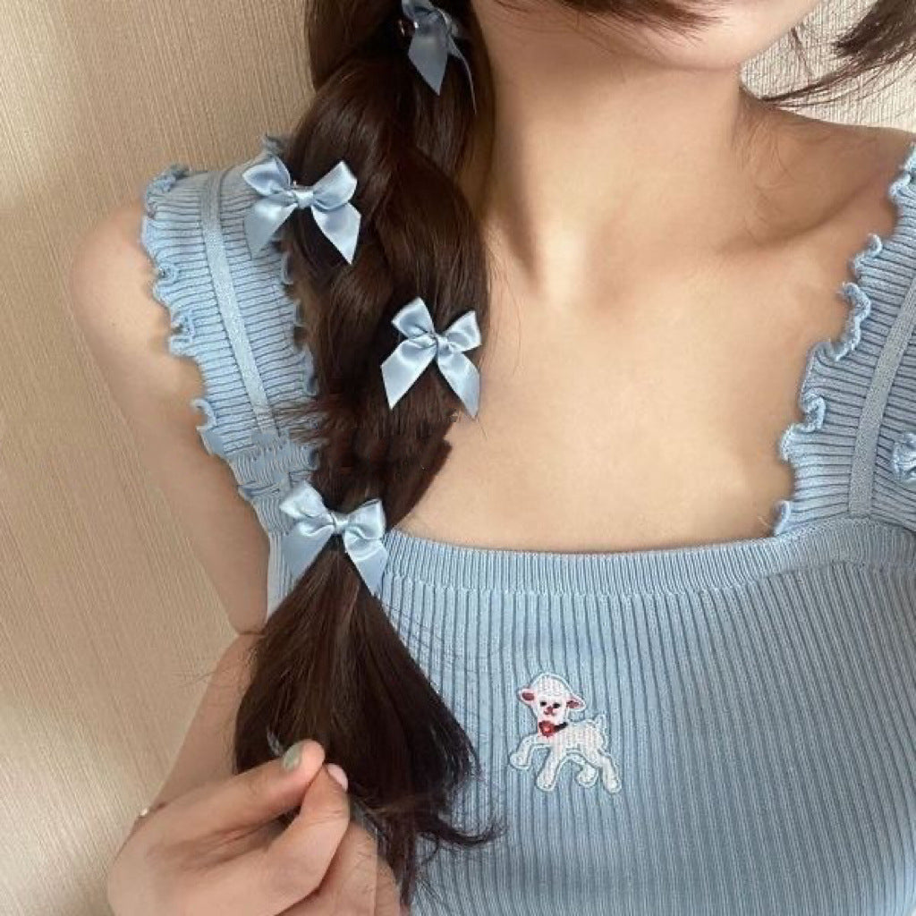 3cm Ribbon Bow Small Hairclip