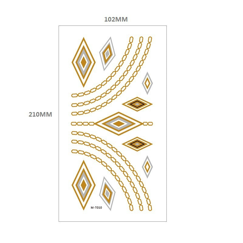 Gliding Tattoo Sticker Water Transfer Waterproof Tattoo Sticker