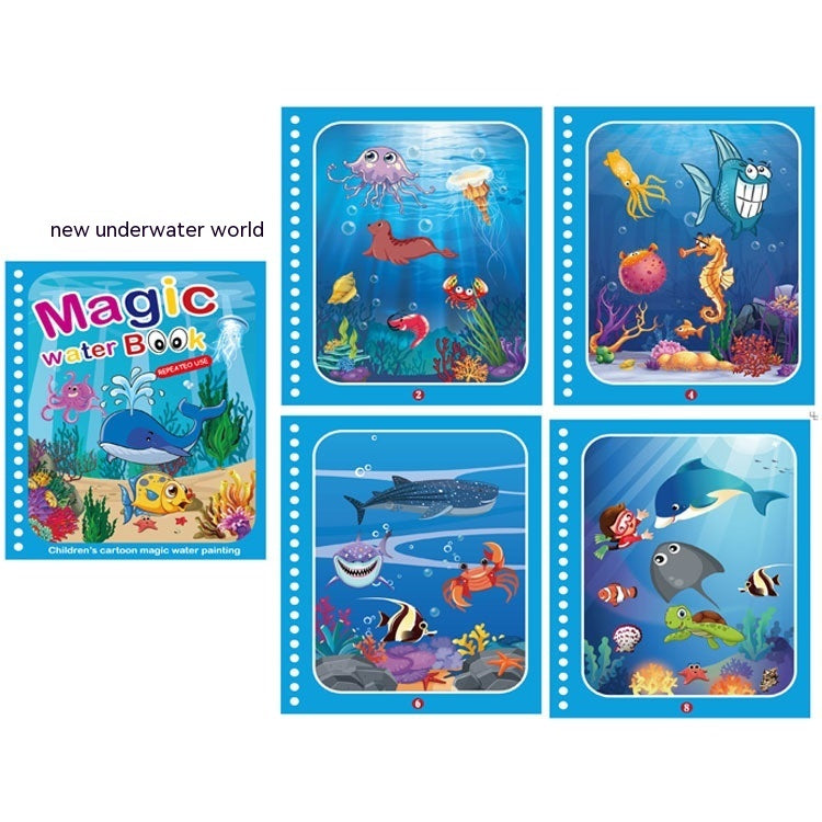 Children's Diy Magic Water Picture Book