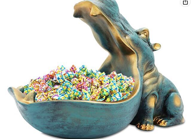 Hippo Decoration Creative Home Living Room Shoe Cabinet Sundries Organizer Ornament