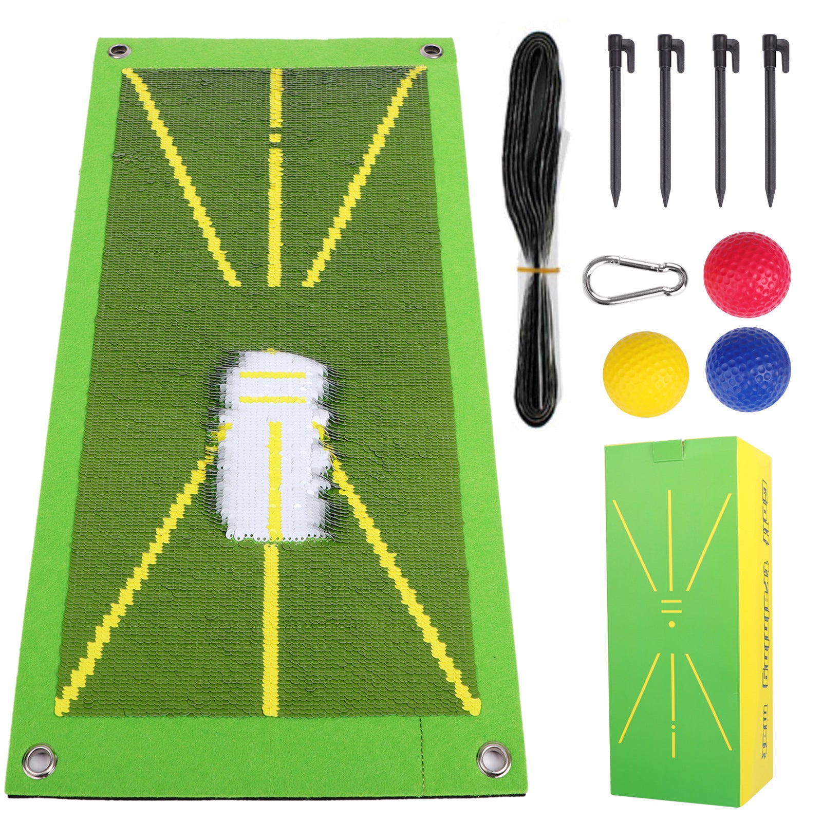 Golf Swing Track Direction Detection Pad