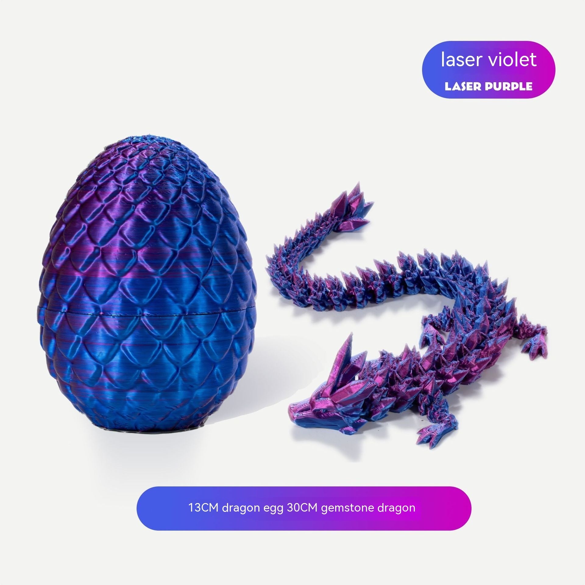 3D Printing Dragon Egg Dragon Gift Set Gem Dragon Decoration Hand-made Gift Color Decorative Creative Fashion Play