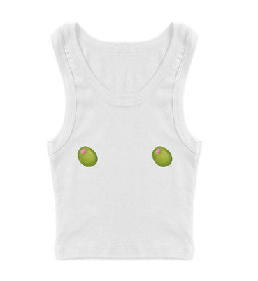 Cherry Print Girl Baby T-shirt Street Sleeveless
