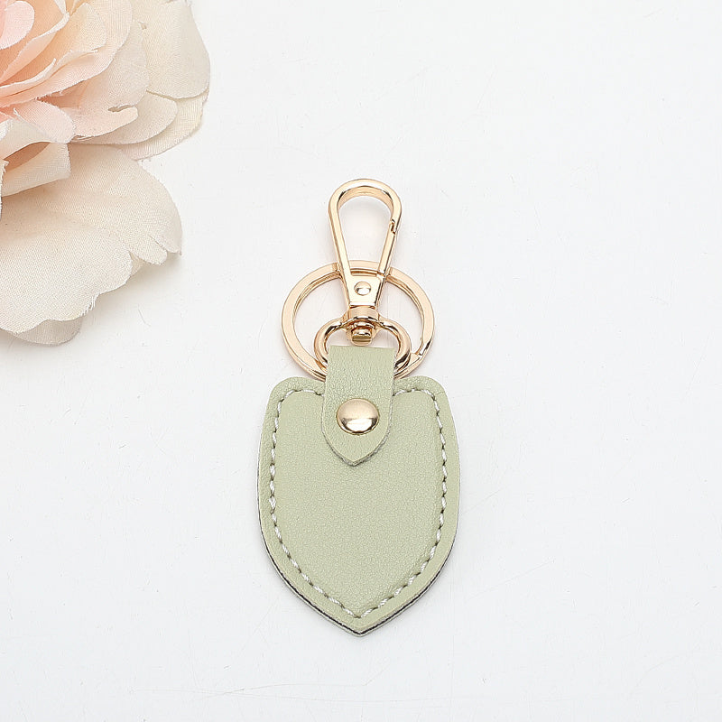 European And American Retro Double-layer Thick Leather Keychain