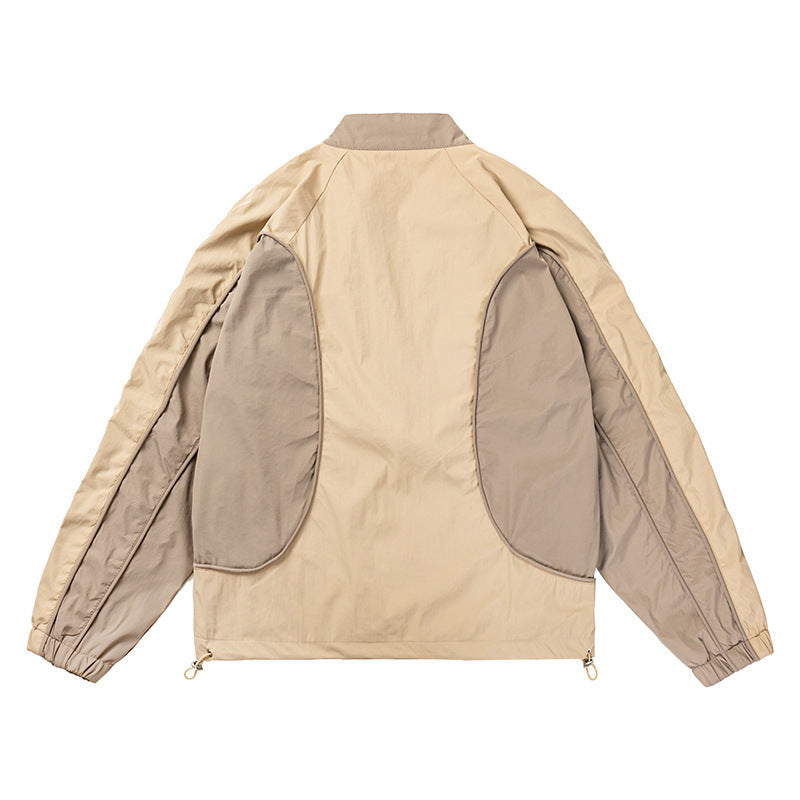 Men's Fashion Casual Patchwork Outdoor Jacket