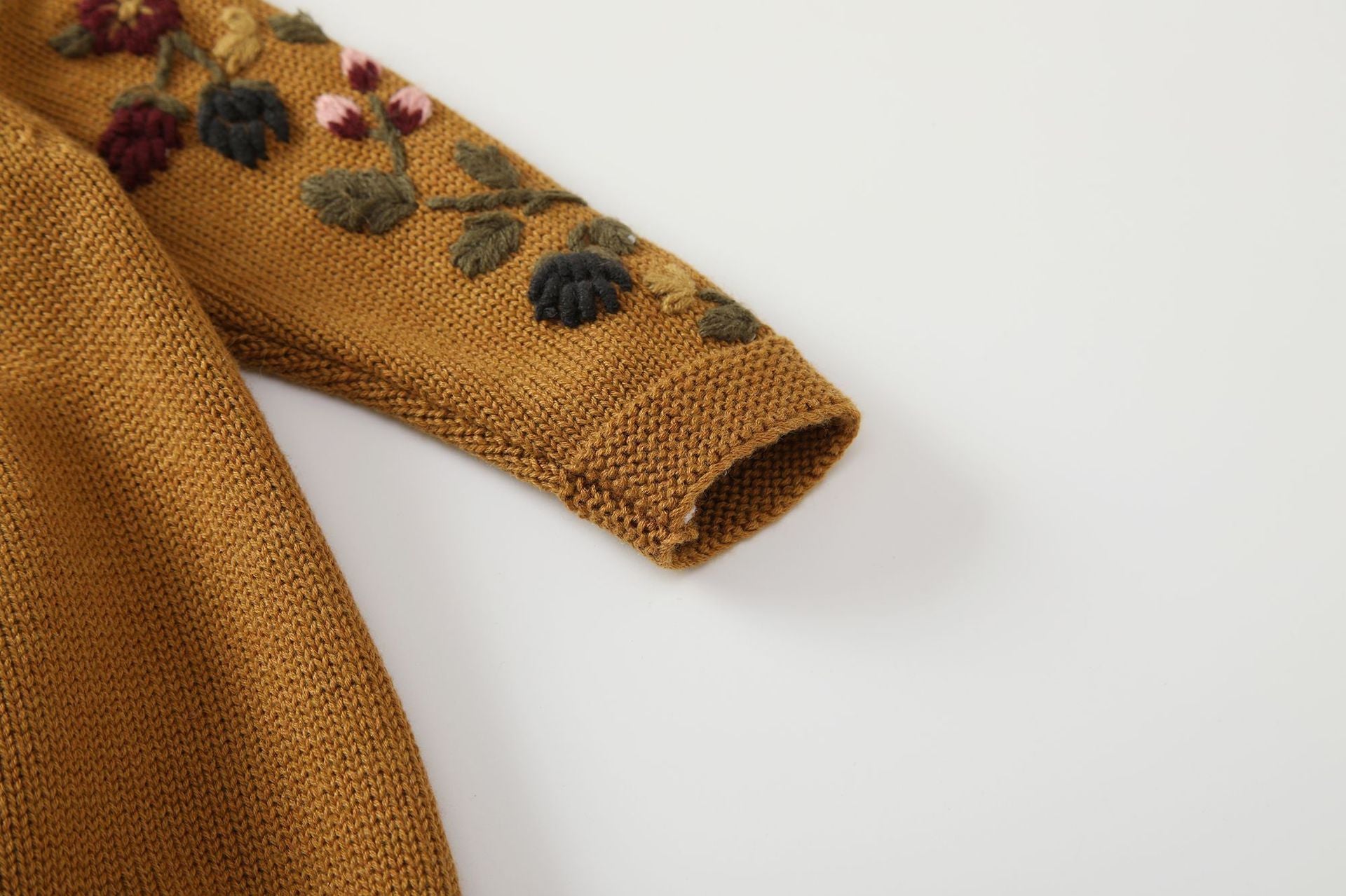 Baby Embroidery Long Sleeve Butt Wrap Clothes Wool